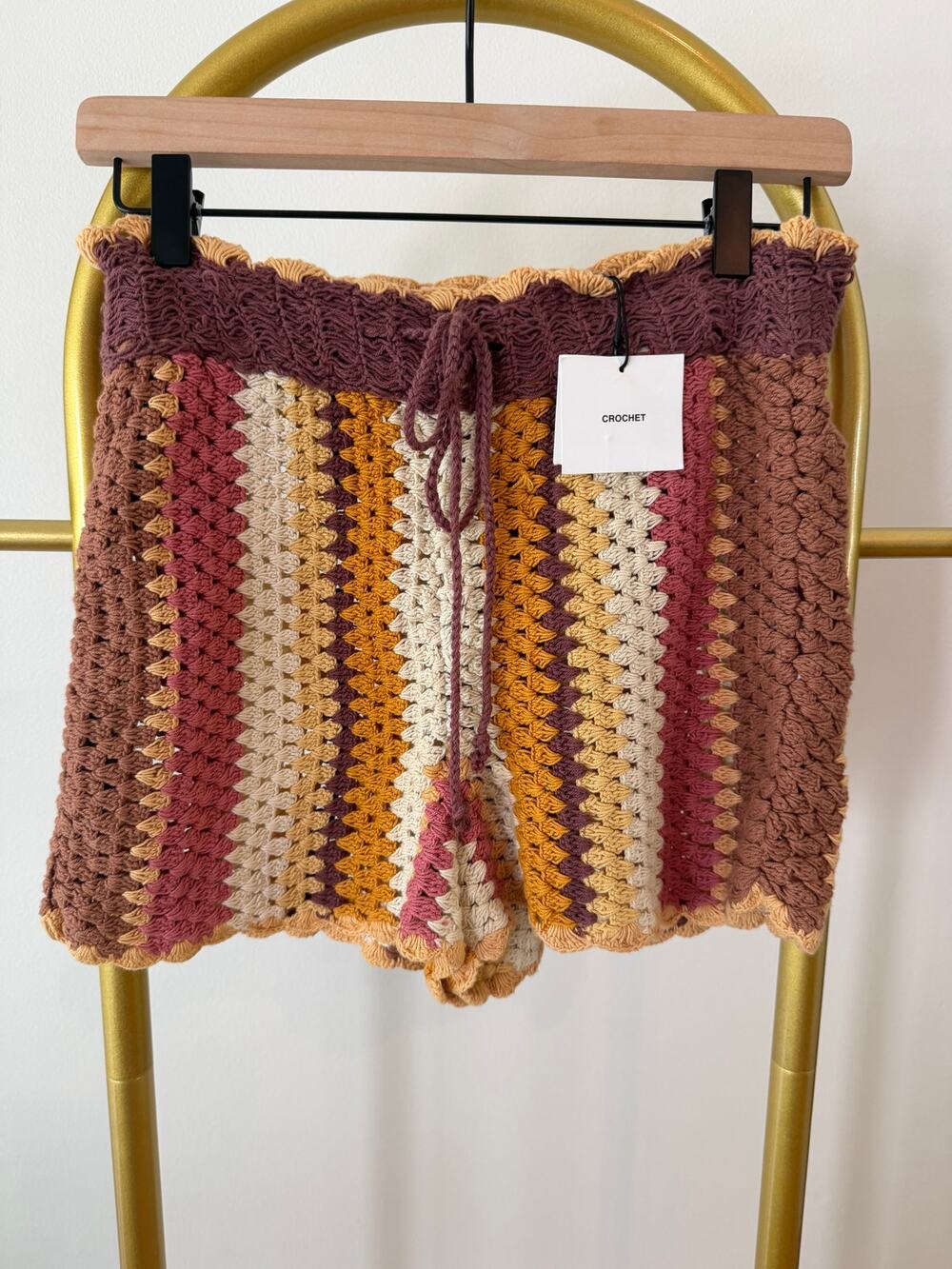 Zara NEW Cotton Knit Shorts, S/M